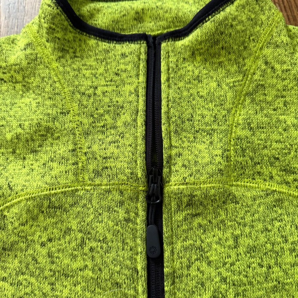 Icewear Fleece Jacket Women Large Green Full Zip Sweater Outdoor Hiking Iceland - Picture 8 of 16